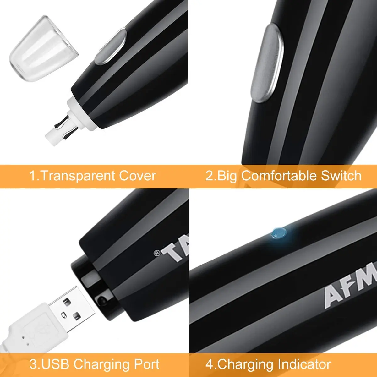 AFMAT Electric Eraser for Artists 140 Refills Rechargeable Battery Operated | Precise Drafting & Crafting (70-120 chars) - view 7