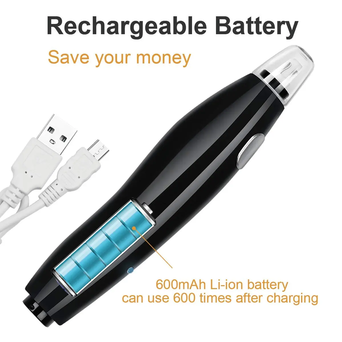 AFMAT Electric Eraser for Artists 140 Refills Rechargeable Battery Operated | Precise Drafting & Crafting (70-120 chars) - view 2