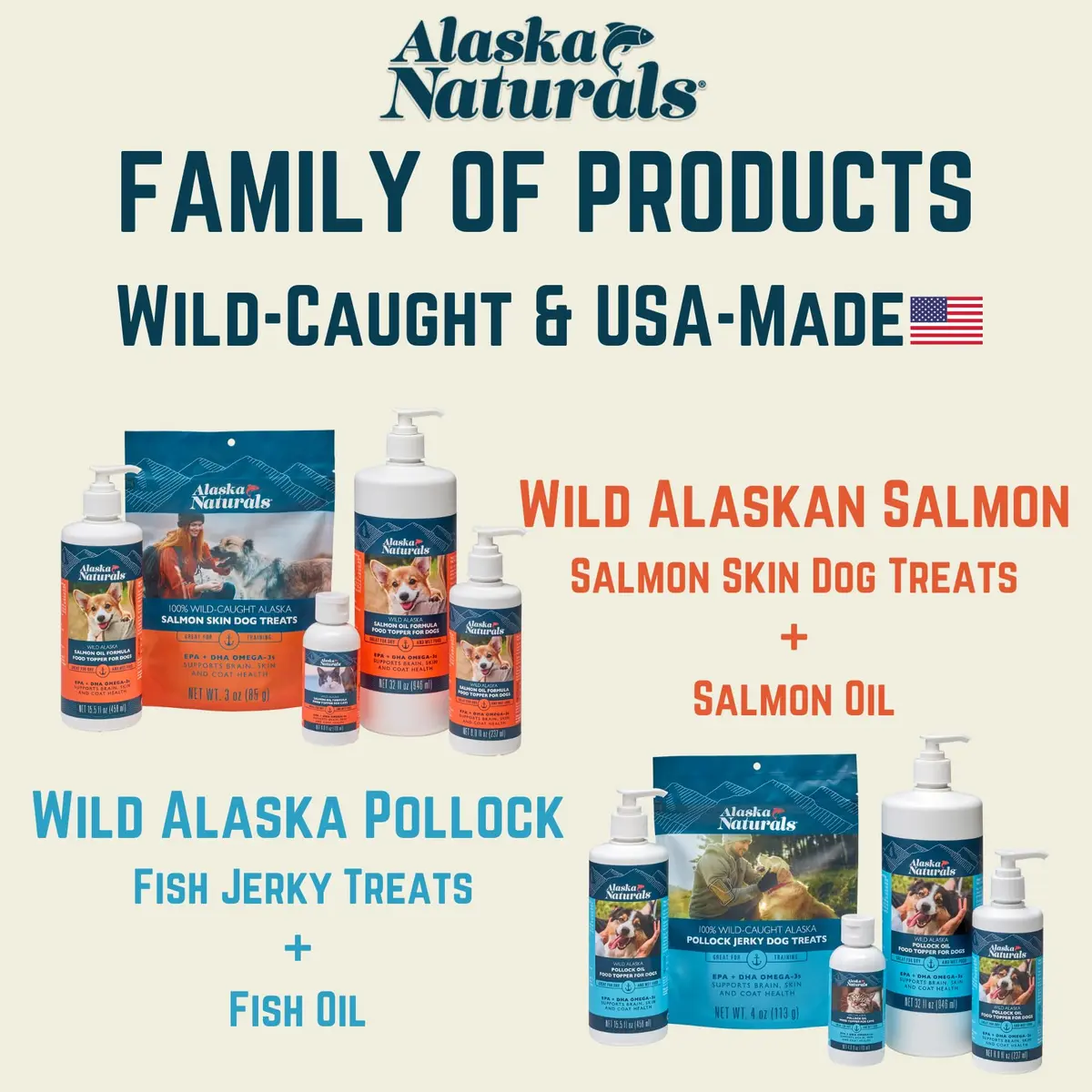 Alaska Naturals Wild Alaskan Fish Oil Supplement for Dogs Skin and Coat 15.5 oz | EPA DHA Omega-3 Fatty Acids Support - view 7