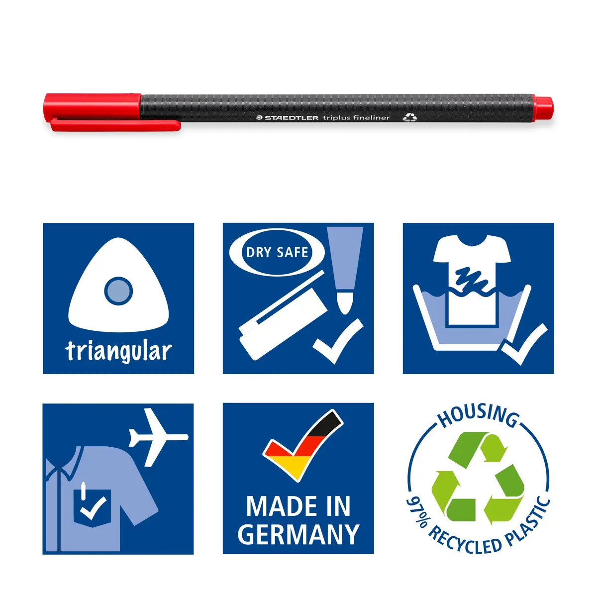 STAEDTLER Triplus Fineliner Superfine Pen 0.3mm | Assorted Colours, Pack of 60, German Quality - view 5