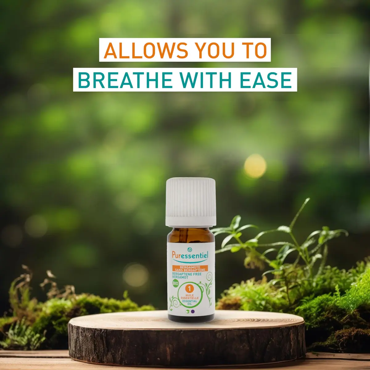 Puressentiel Organic Essential Oil - Bergamot 0.34 oz | Pure, Organic, Certified EOBBD for Unisex - view 2