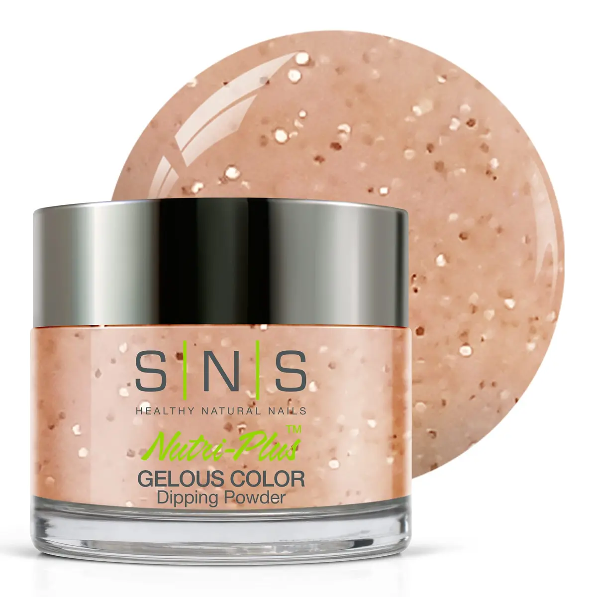 SNS Nail Dip Powder Jet Setter 1oz | Vibrant, Mirror Finish, No UV Needed - main product image