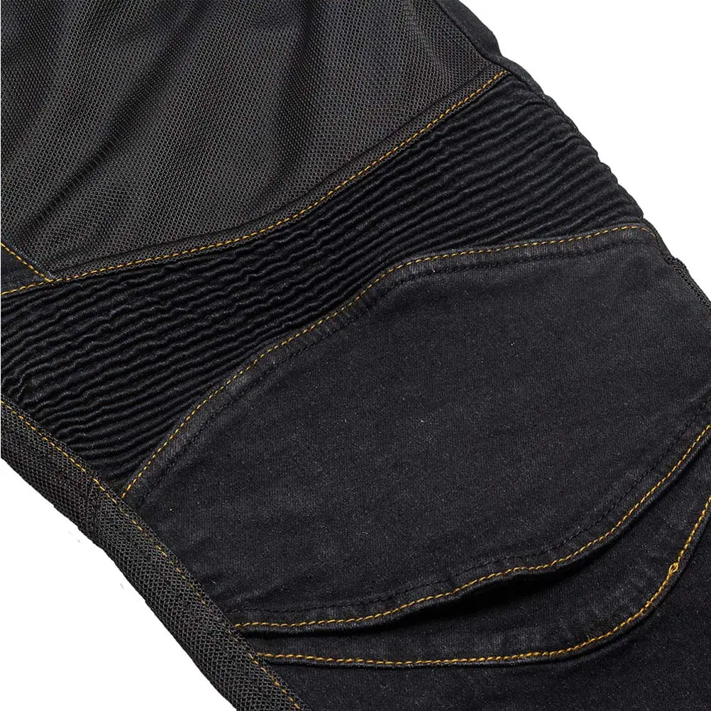 Takuey Men's Motorcycle Riding Jeans with Armor - Black, XL (34) | CE Certified Protection - view 8