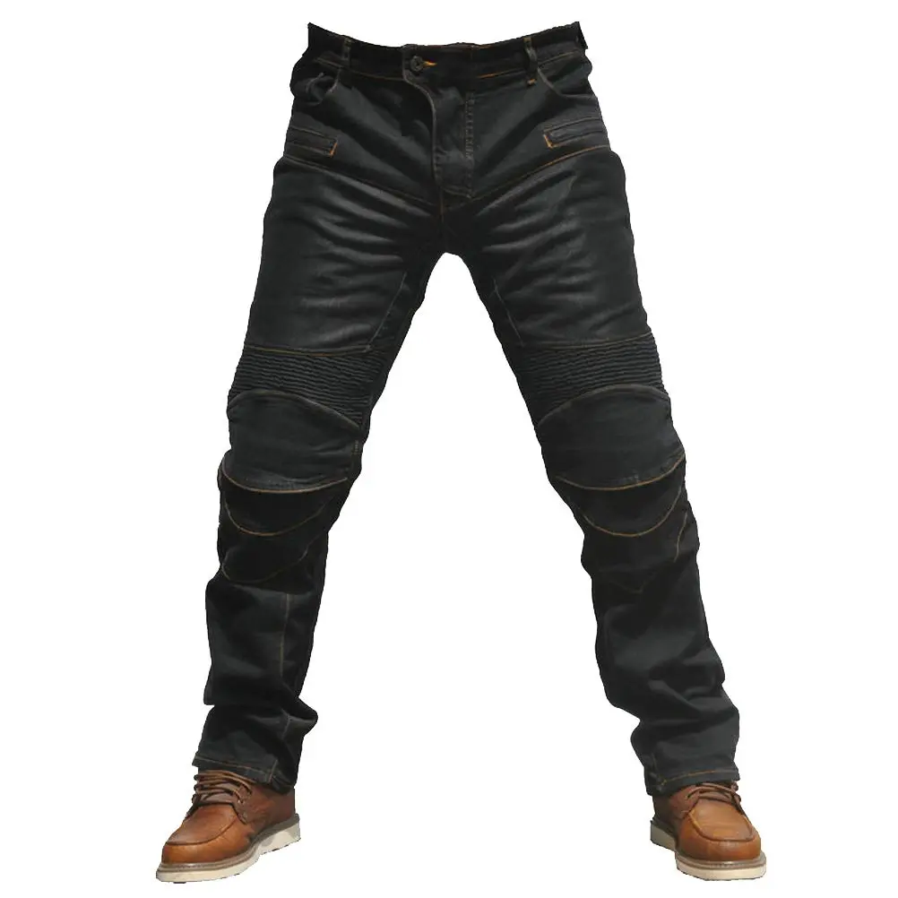 Takuey Men's Motorcycle Riding Jeans with Armor - Black, XL (34) | CE Certified Protection - view 9