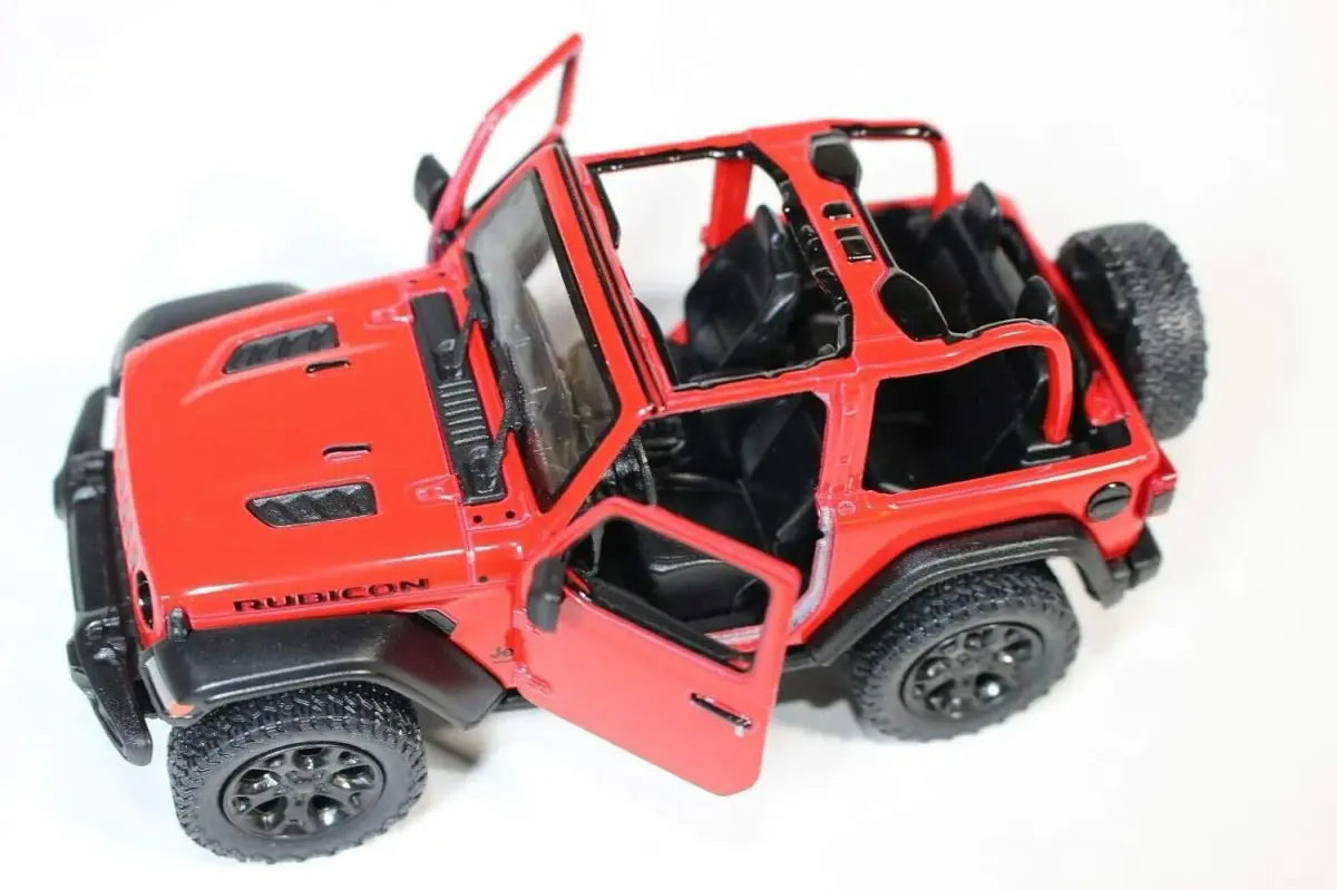 KiNSMART Jeep Wrangler Rubicon Off-Road 4x4 Toy Car 12.7cm (5 inch) | Authentic USA Import - view 5