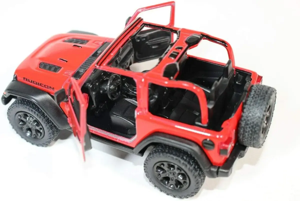 KiNSMART Jeep Wrangler Rubicon Off-Road 4x4 Toy Car 12.7cm (5 inch) | Authentic USA Import - view 6