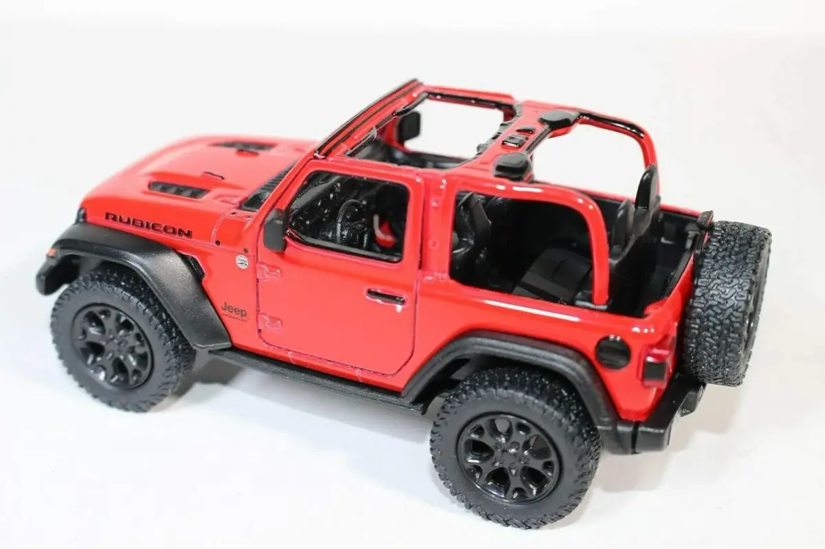 KiNSMART Jeep Wrangler Rubicon Off-Road 4x4 Toy Car 12.7cm (5 inch) | Authentic USA Import - view 2