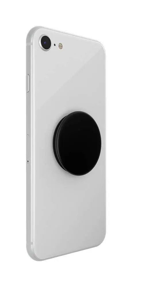 PopSockets Adhesive Phone Grip, Holder- Aluminum Black | Secure, Swappable, Stylish - view 3