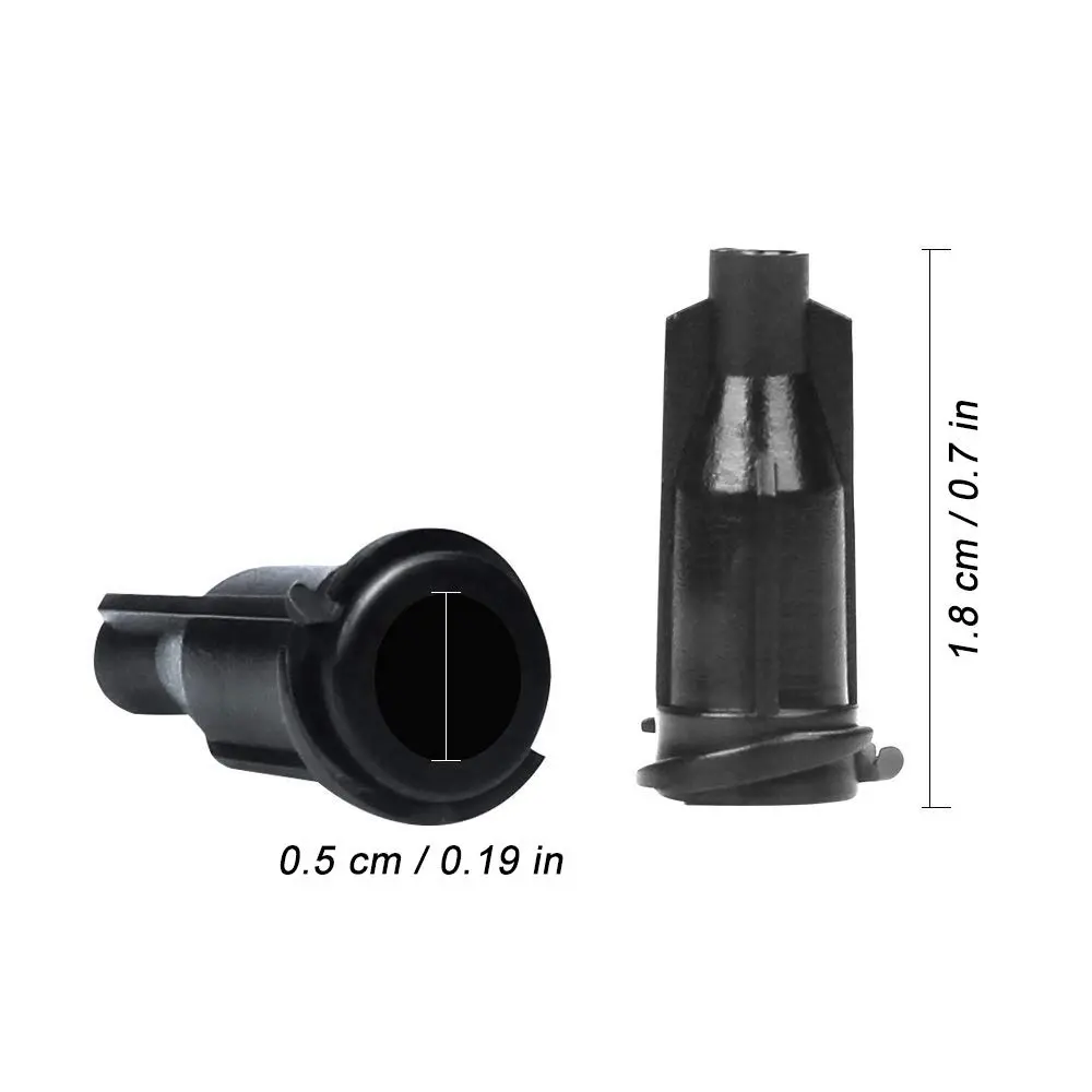 Onwon 200 Pieces Luer Lock Syringe Tip Caps | Locking Needle Caps for Industrial & Craft Use - view 2