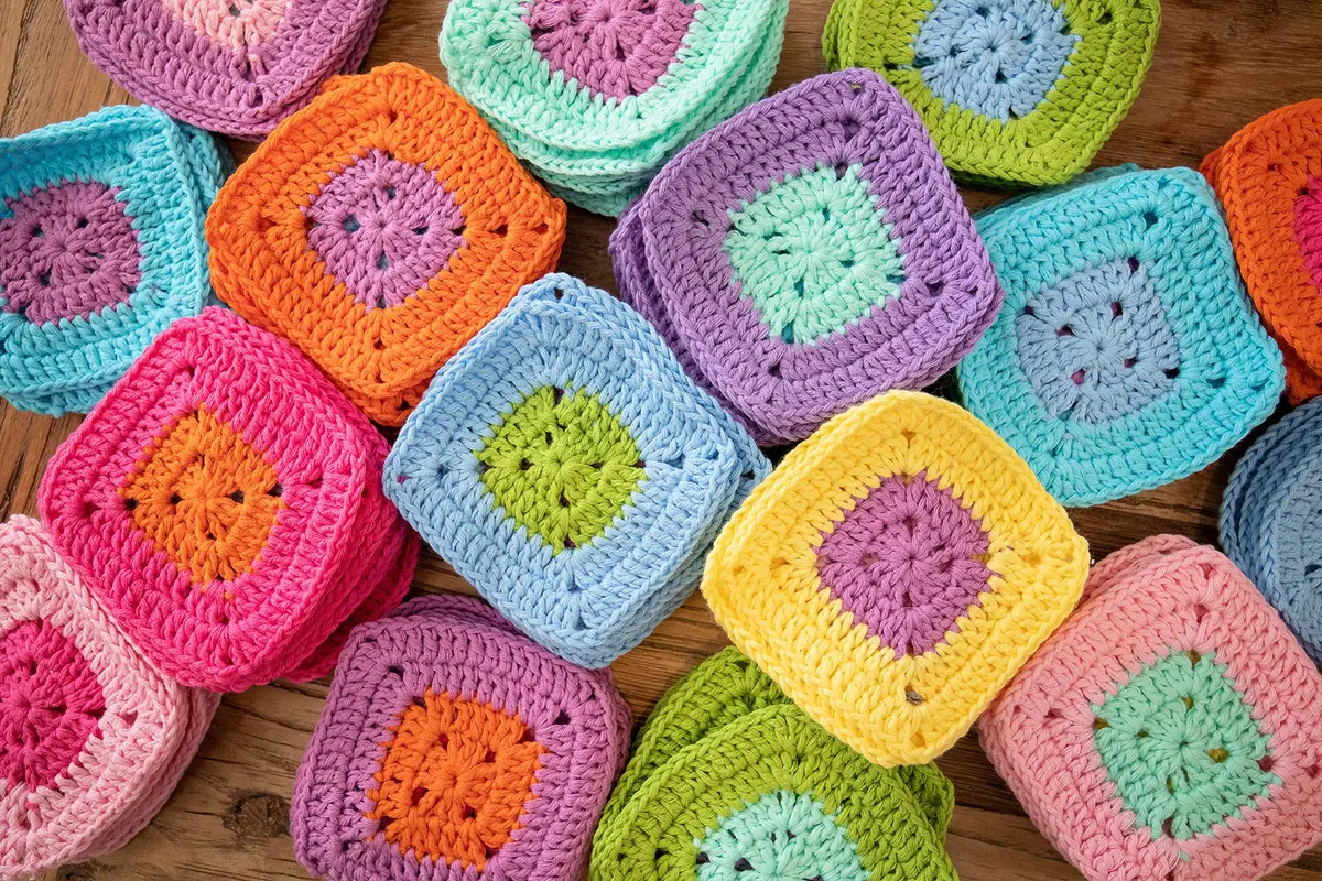 Studio Sam Pure Cotton Yarn Set Boho Brights Collection 1850 Yards (500g) | 100% Cotton Yarn for Knitting & Crochet - view 5