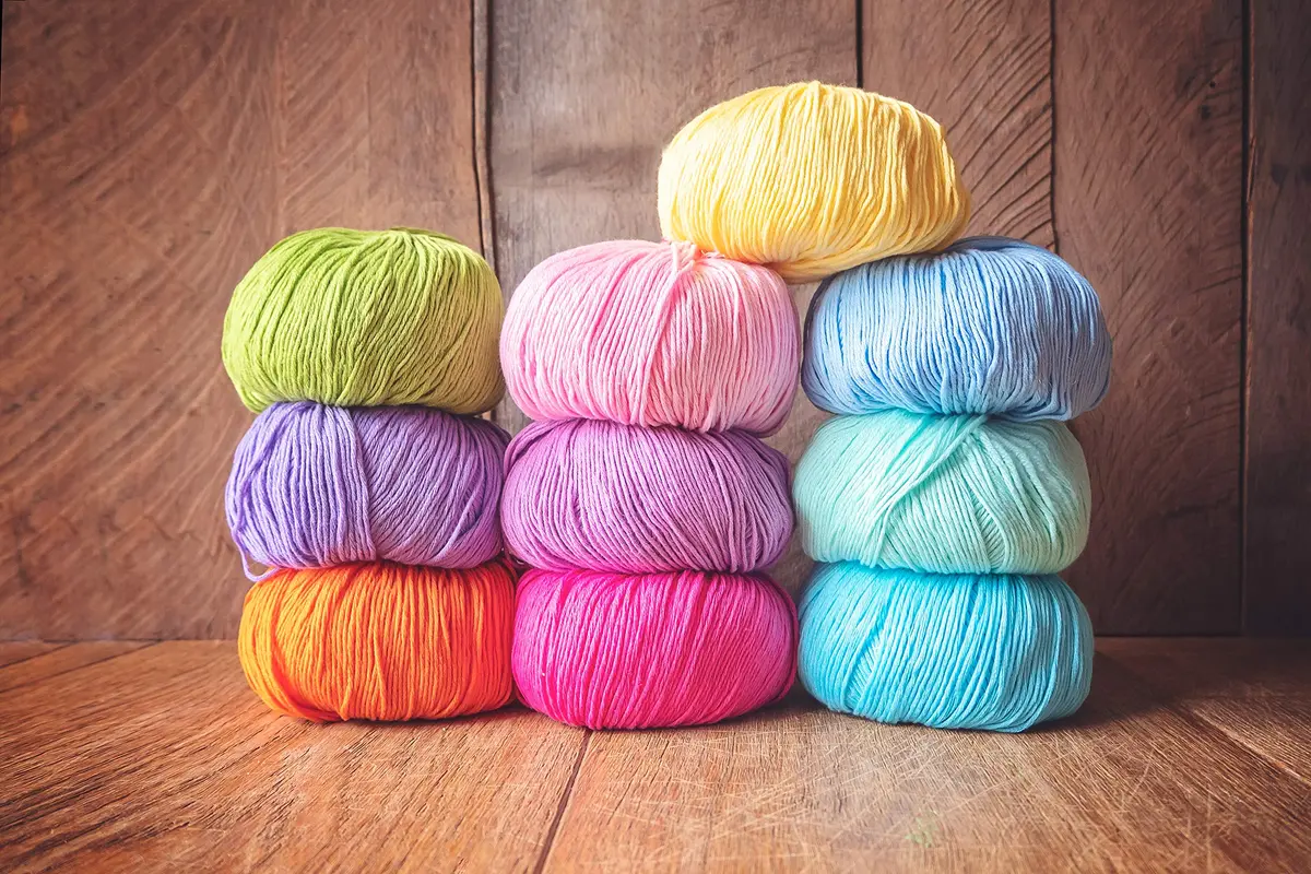 Studio Sam Pure Cotton Yarn Set Boho Brights Collection 1850 Yards (500g) | 100% Cotton Yarn for Knitting & Crochet - view 8