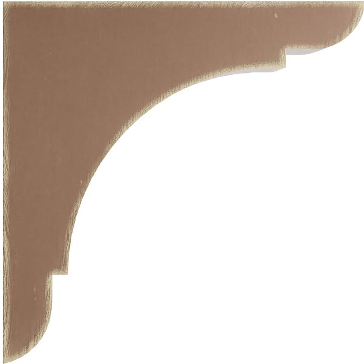 Ekena Millwork Vintage Corbel 1 3/4"W x 8"D x 8"H | Solid Wood Antique Decor Support - view 3