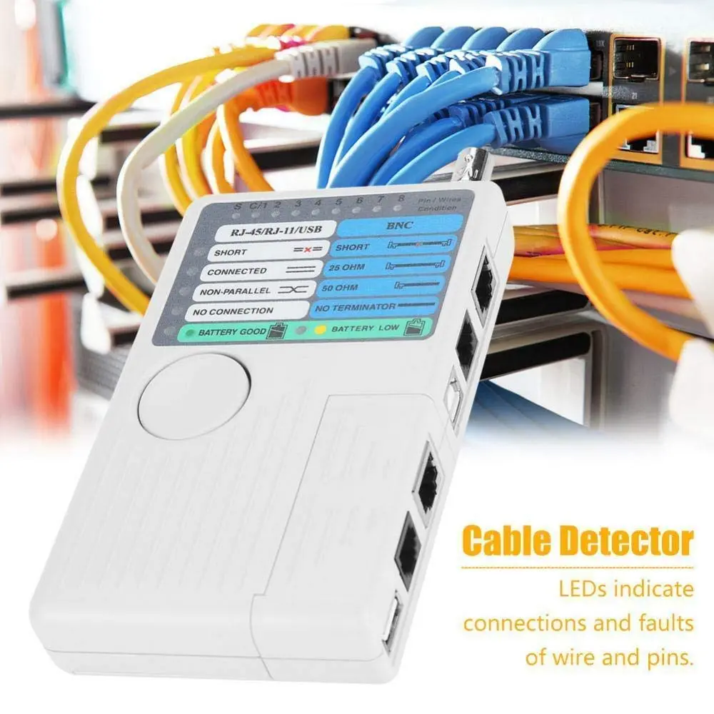 iMBAPrice NF-3468 4-in-1 Network Cable Tester with Remote, USB/BNC/RJ45/RJ11, Cat5/Cat6/UTP/STP - view 3