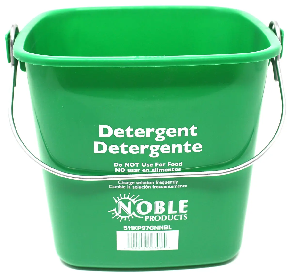 Noble Products Green Bucket 3 Quart | Square Cleaning Pail for Household & Commercial Use - view 2
