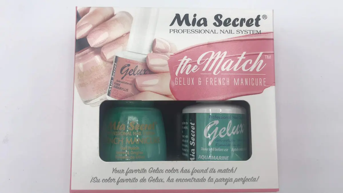 Mia Secret The Match Gelux UV Gel & Manicure Kit 0.55oz | 3 Min Dry, Aquamarine - main product image