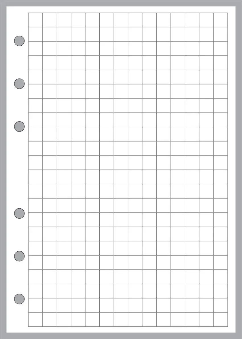 Handy Forms B6 Graph Paper 1/4 inch Grid | 50 Sheets for Notebooks & Binders - main product image