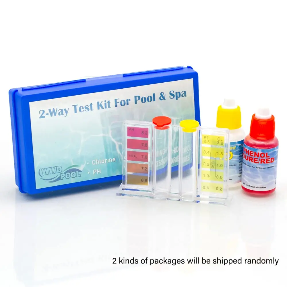 WWD POOL 2 Way Pool Water Test Kit for Chlorine & pH | Accurate Water Chemistry Testing - view 3