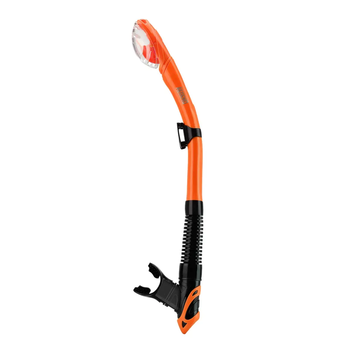 Aegend Snorkel Set for Adults & Youth | Dry Top, Purge Valve, Flexible Tube (One Size, Orange) - main product image
