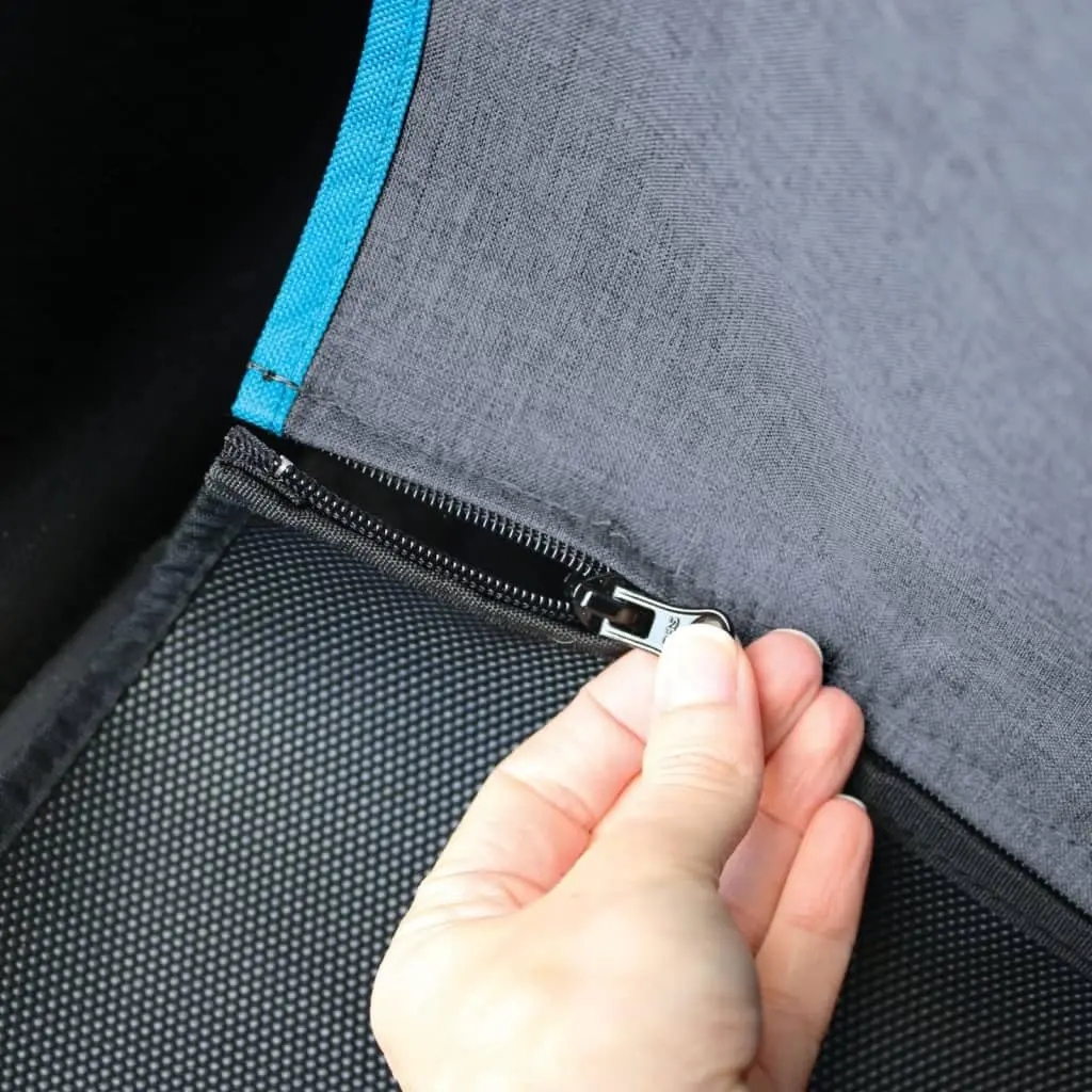 Kurgo Coast to Coast Hammock, Heather Grey, 55" Wide | Waterproof Car Seat Cover for Dogs - view 9