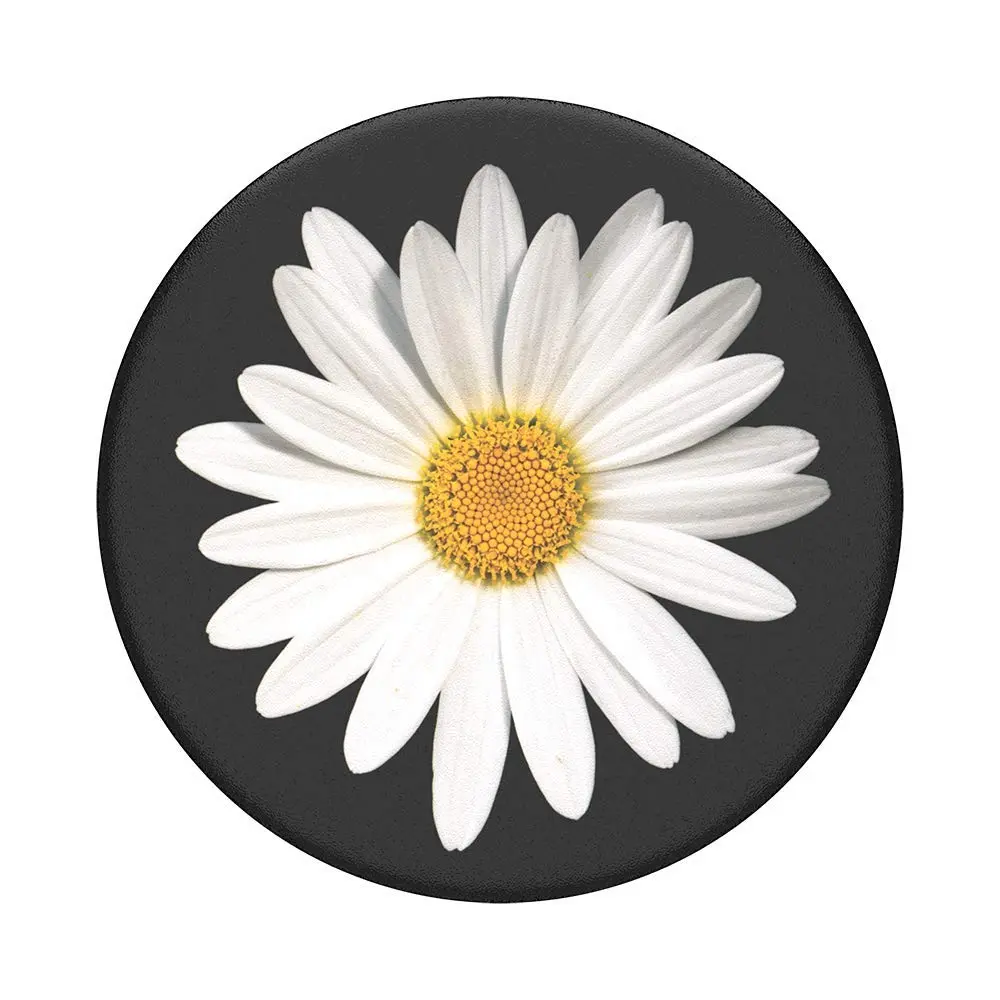 PopSockets Adhesive Phone Grip, Holder- White Daisy | Floral, Secure, Swappable - view 5