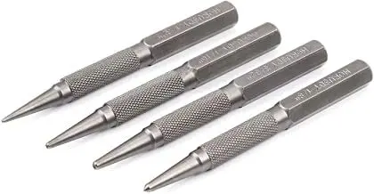 HORUSDY 4-Piece Nail Setter & Center Punch Set, Hardened Cr-V Steel, 250g (8.8 oz) | Essential Woodworking & DIY Tools - main product image