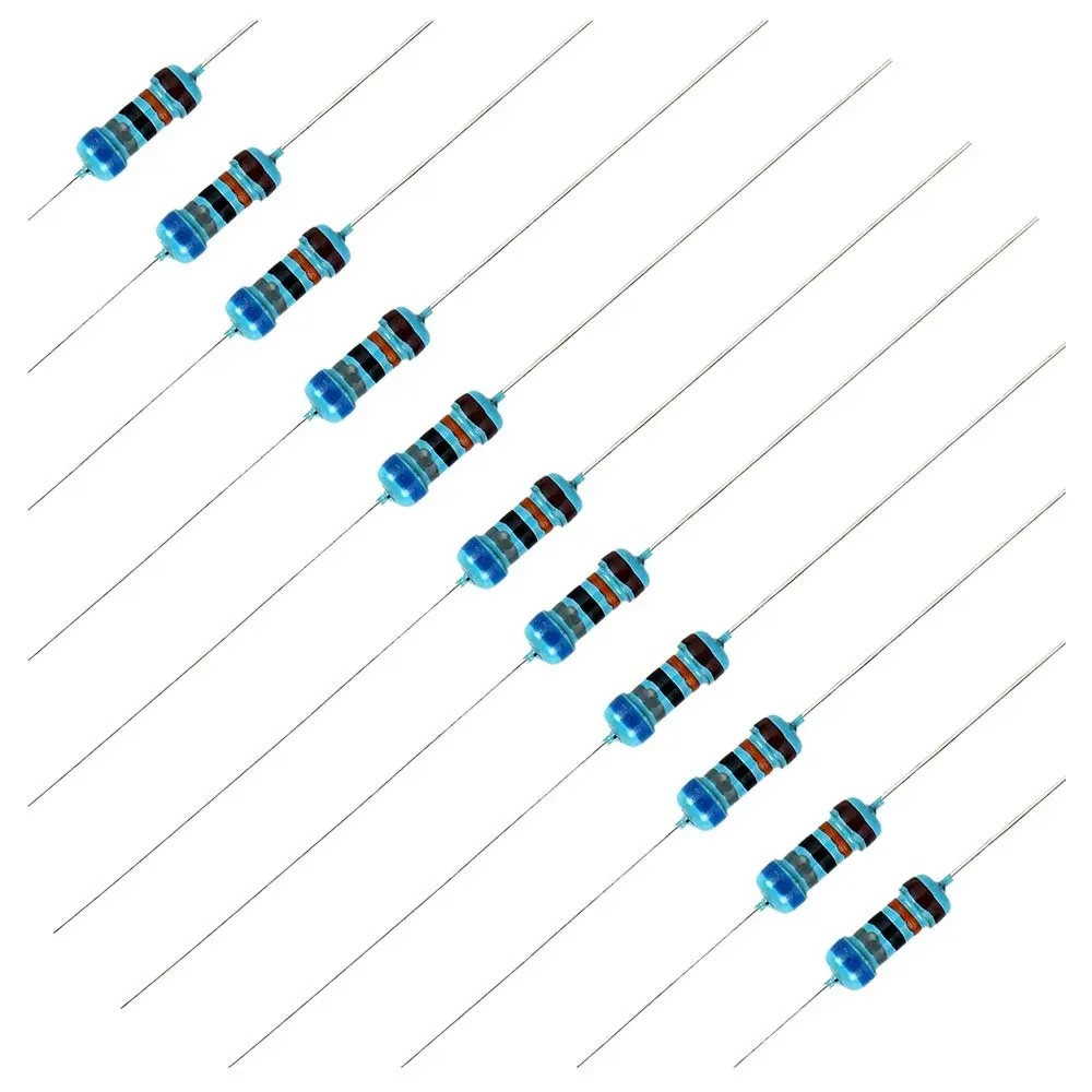 BOJACK Fixed Resistor Kit 1350 pcs 50 Values 1% 0Ω-5.6MΩ | Assorted Metal Film Resistors - view 4