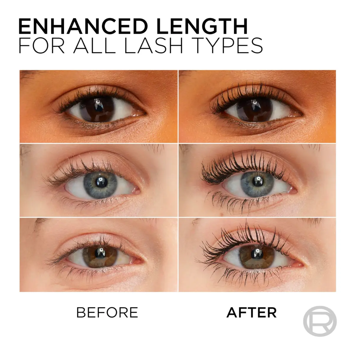 L'Oreal Paris Telescopic Original Waterproof Mascara Black 8ml (0.27 Fl Oz) | Lengthens Lashes Up to 60% - view 3