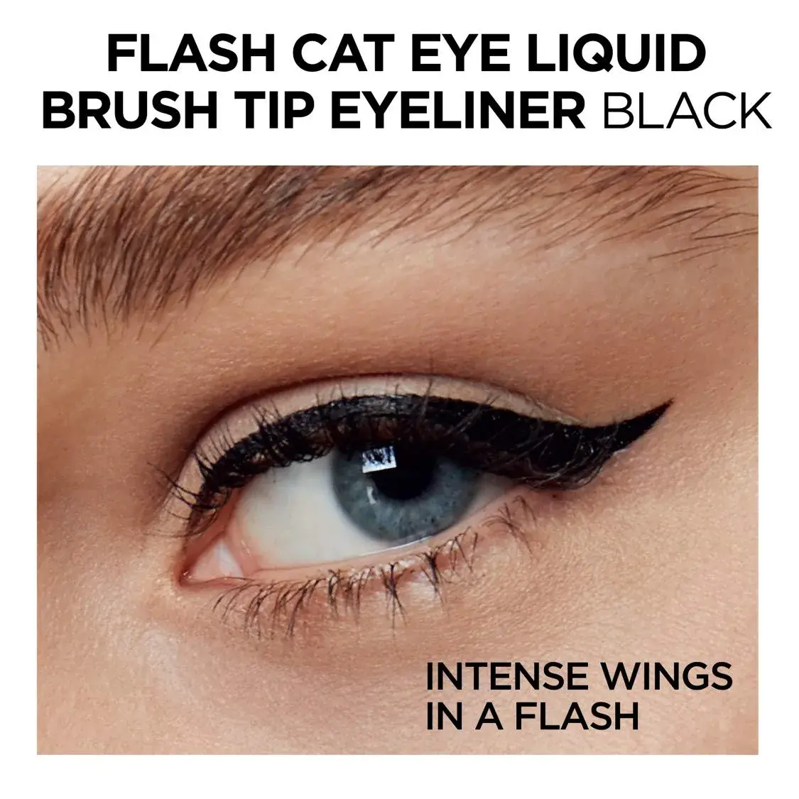 L'Oreal Paris Infallible Flash Cat Eye Waterproof Liquid Eyeliner, Black, 12ml (0.44 oz) | Precision Winged Eyeliner - view 8