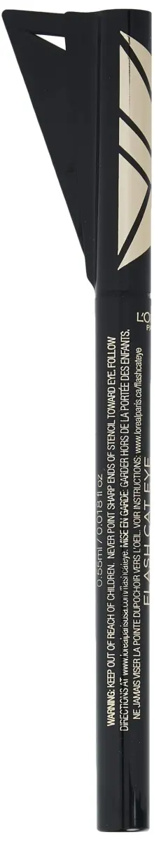 L'Oreal Paris Infallible Flash Cat Eye Waterproof Liquid Eyeliner, Black, 12ml (0.44 oz) | Precision Winged Eyeliner - view 3