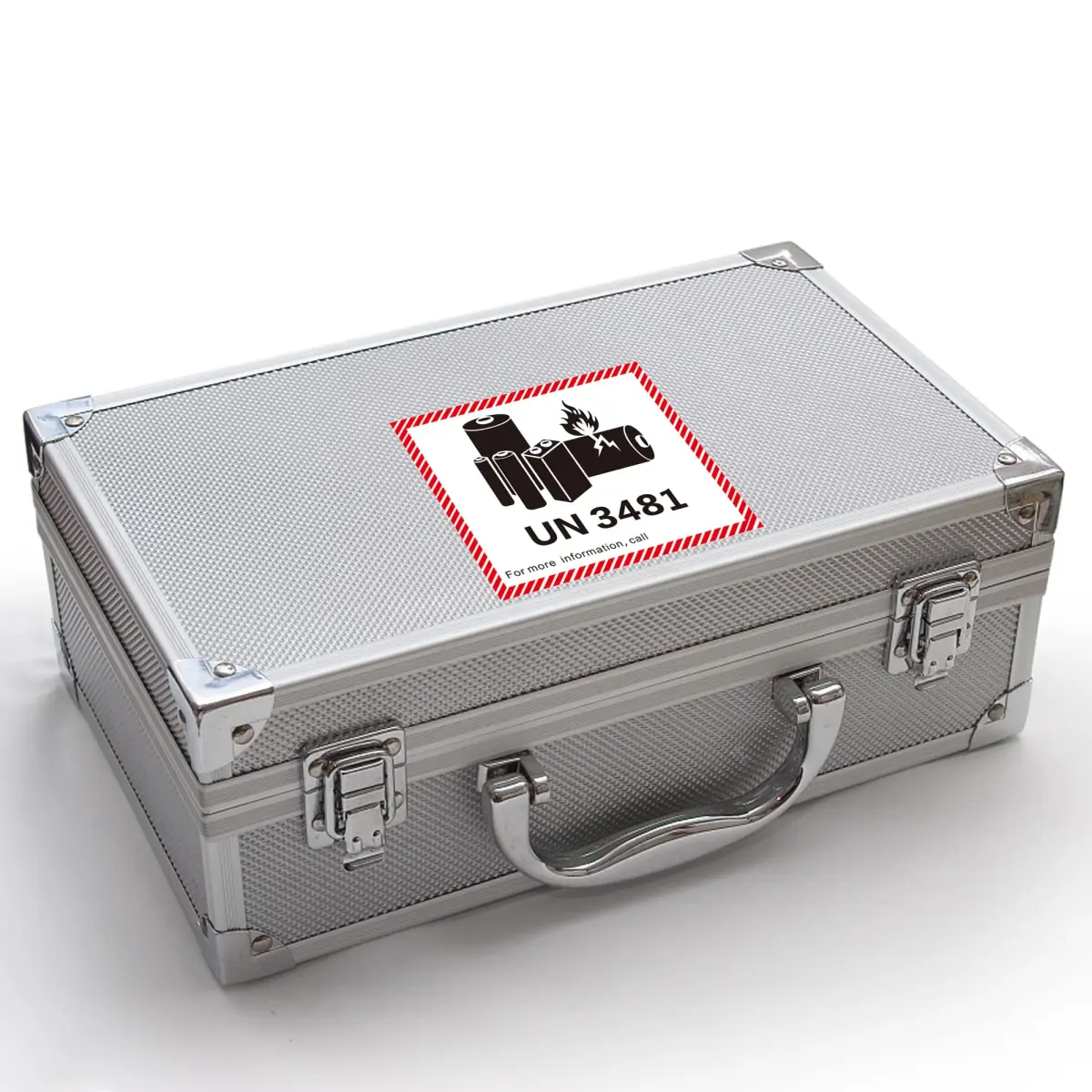 HYBSK Lithium Ion Battery Transport Caution Warning Labels 4.7" x 4.3" (50 pcs) | UN3481 Compliance - view 6