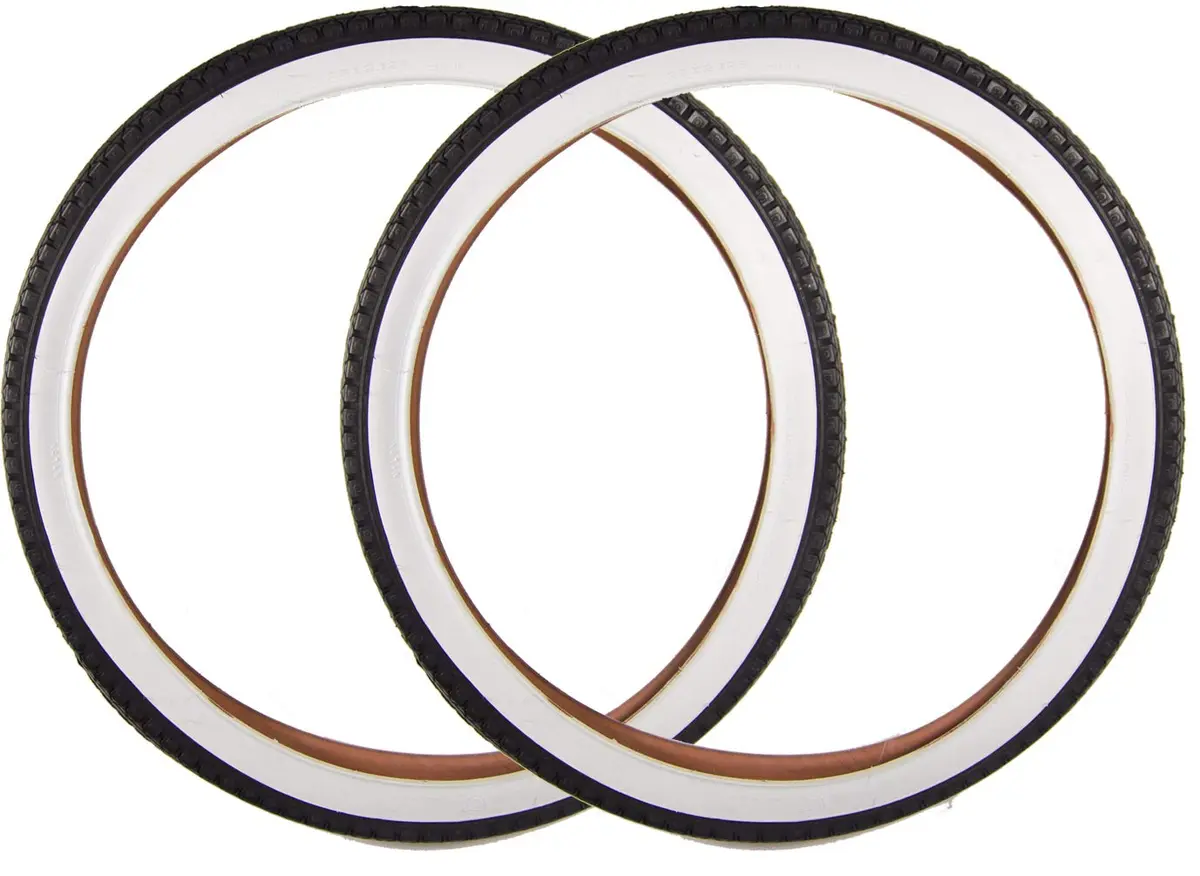 Sun-lite 26" x 2.125" Cruiser Bike Tire & Tube Kit | Durable Wire Bead, OEM Replacement, White Sidewall, Easy Repairs - view 2