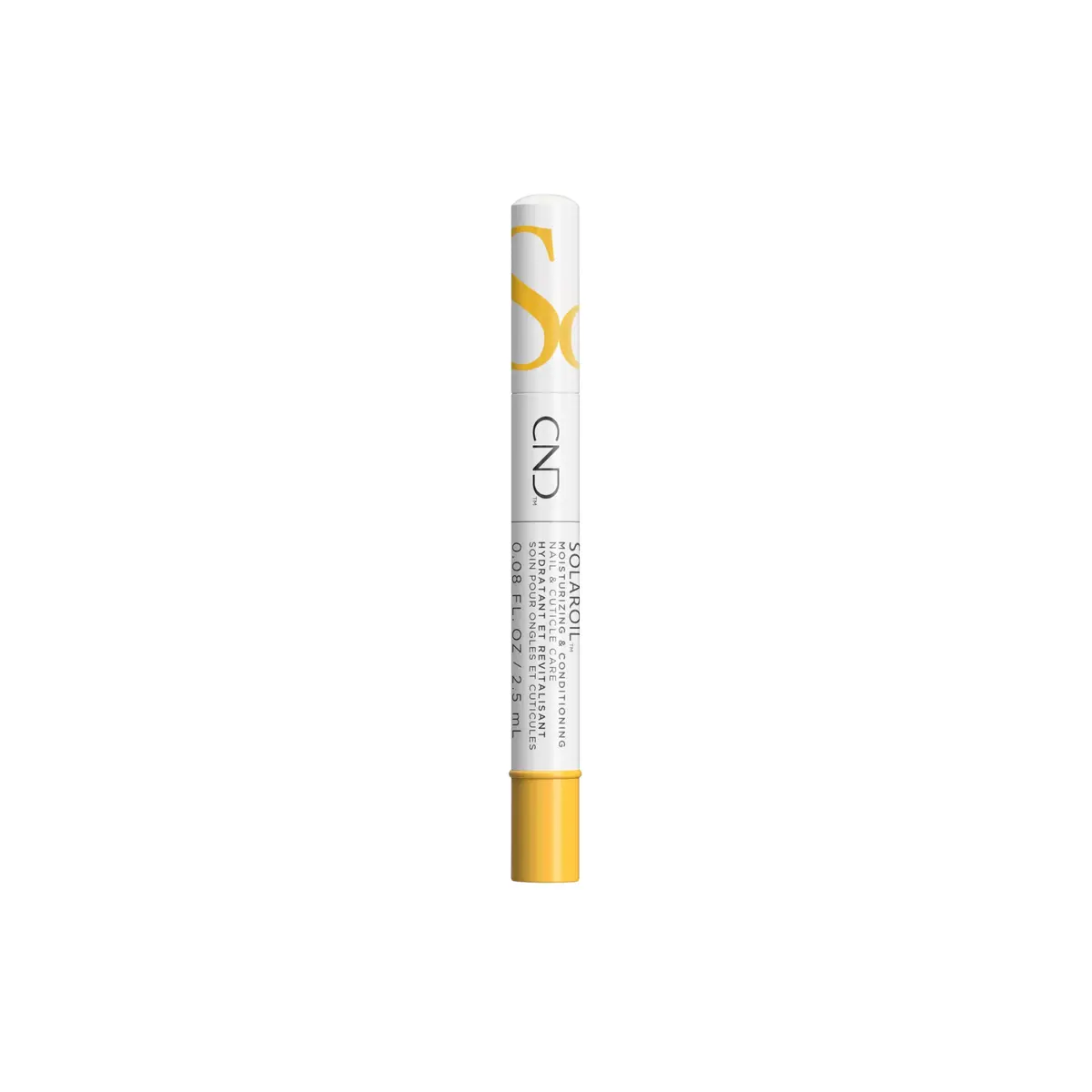 CND SolarOil Cuticle Oil Pen, Travel-Size 0.08 oz | Moisturizes & Softens Nails & Cuticles - main product image