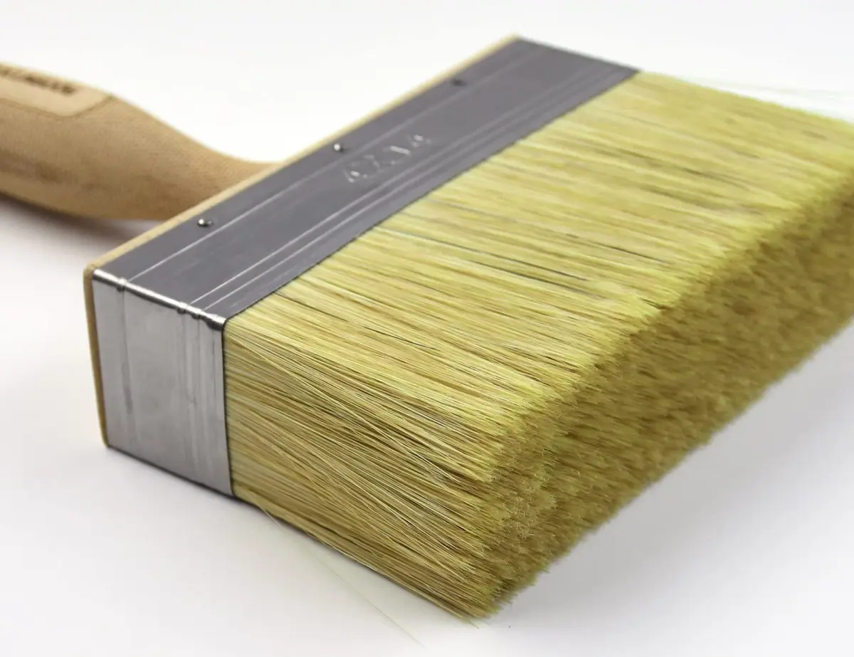 ROLLINGDOG 5.5" Deck Stain Limewash Brush | 14cm Wide Imitation Bristle for Walls, Decks, Fences - view 7
