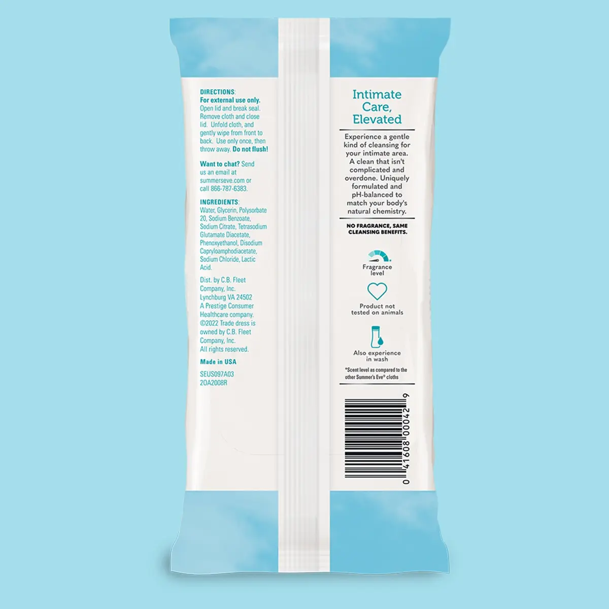 Summer's Eve Fragrance Free Feminine Wipes | Gentle pH-Balanced Cleansing for Sensitive Skin (70-120 chars) - view 7