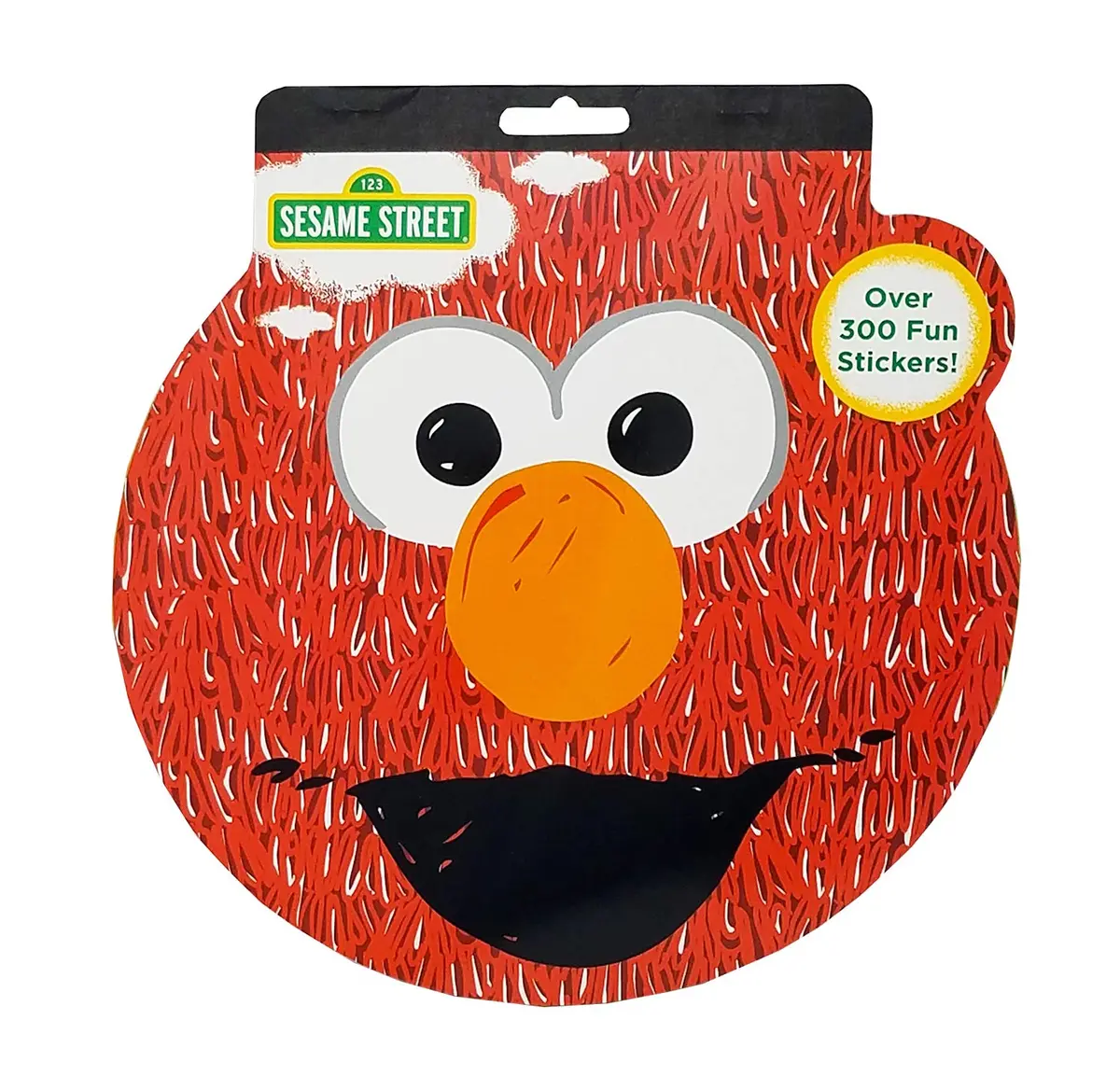 Sesame Street Shaped Sticker Book Elmo Over 300 Stickers 4 Sheets | Fun for Kids - main product image