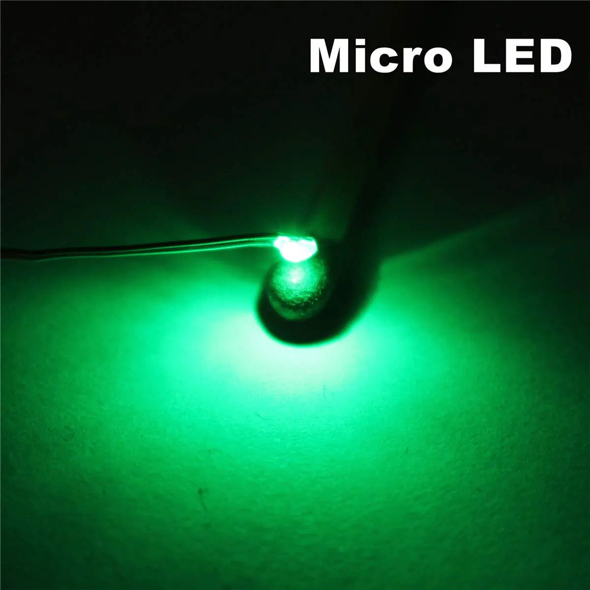 Bowerful 25pcs Pre-soldered Micro Litz Wired Leads Green SMD LED 0603 | High Luminance & Compact Design - view 2