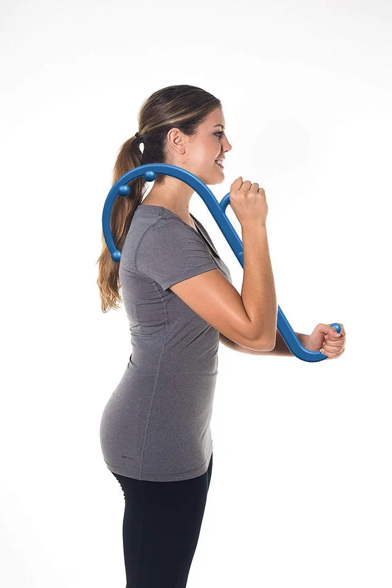 LiBa Deep Tissue Back Neck Massager Theracane with Trigger Point Tool for Pain Relief, Full Body Muscle Knots, 36.8cm (14.5") - view 9