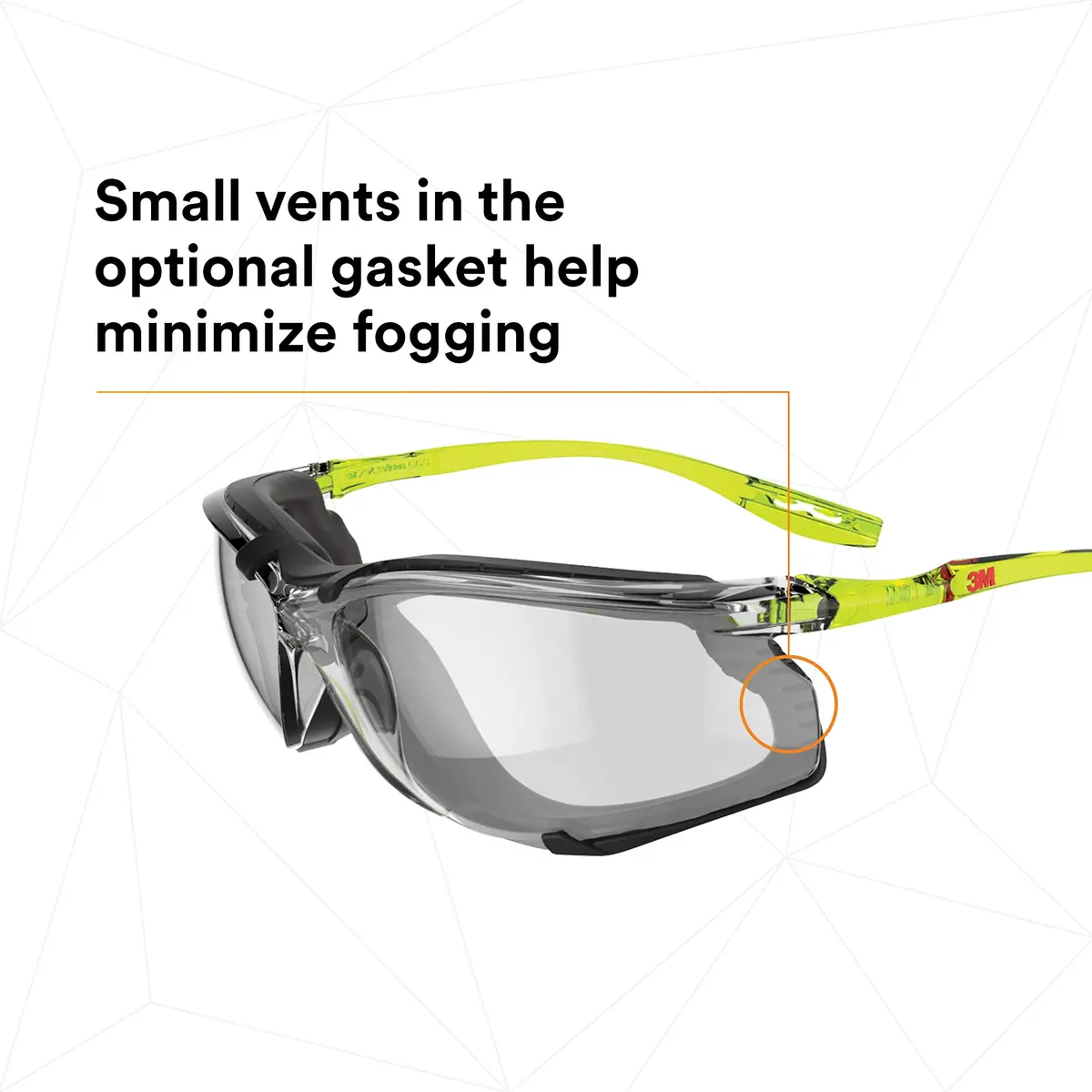 3M Solus CCS Safety Glasses with Anti-Fog Gasket and Gray Lens | 1 Pair (0.045 kg) - view 7