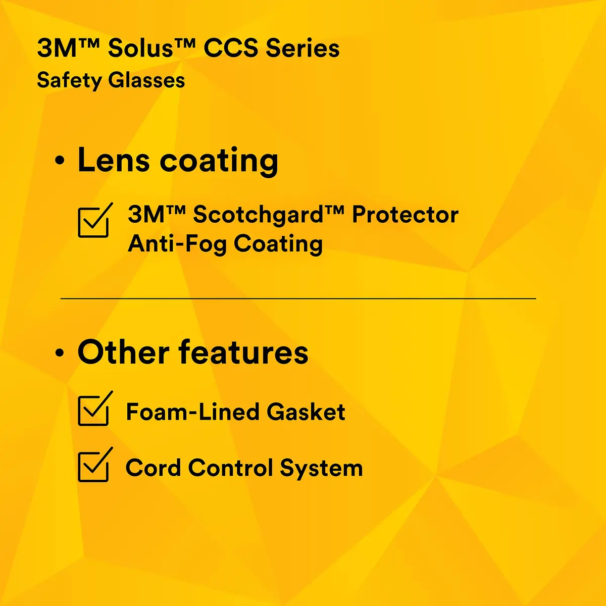 3M Solus CCS Safety Glasses with Anti-Fog Gasket and Gray Lens | 1 Pair (0.045 kg) - view 9