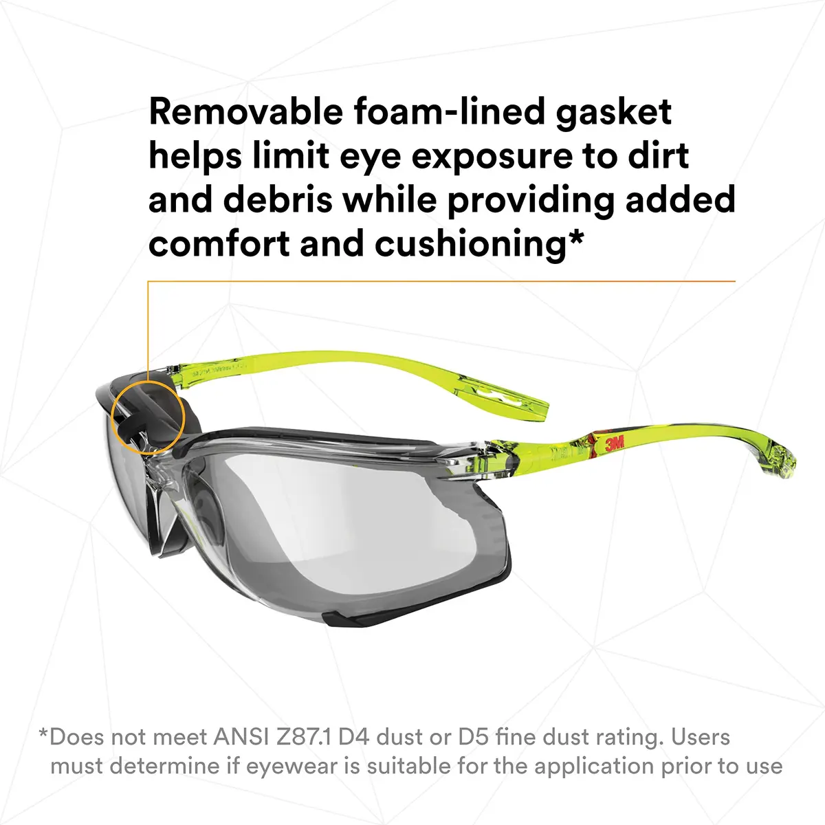 3M Solus CCS Safety Glasses with Anti-Fog Gasket and Gray Lens | 1 Pair (0.045 kg) - view 4