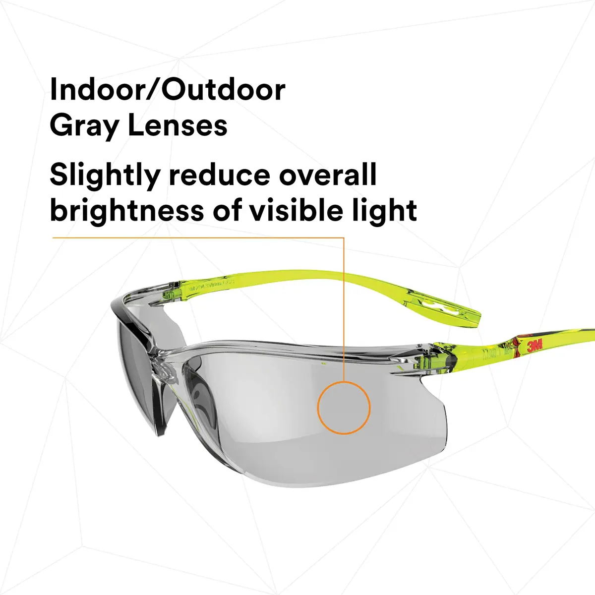 3M Solus CCS Series Safety Glasses with Anti-Fog Coating, Gray I/O Lens, 1 Pair | ANSI Z87 Certified UV Protection - view 5