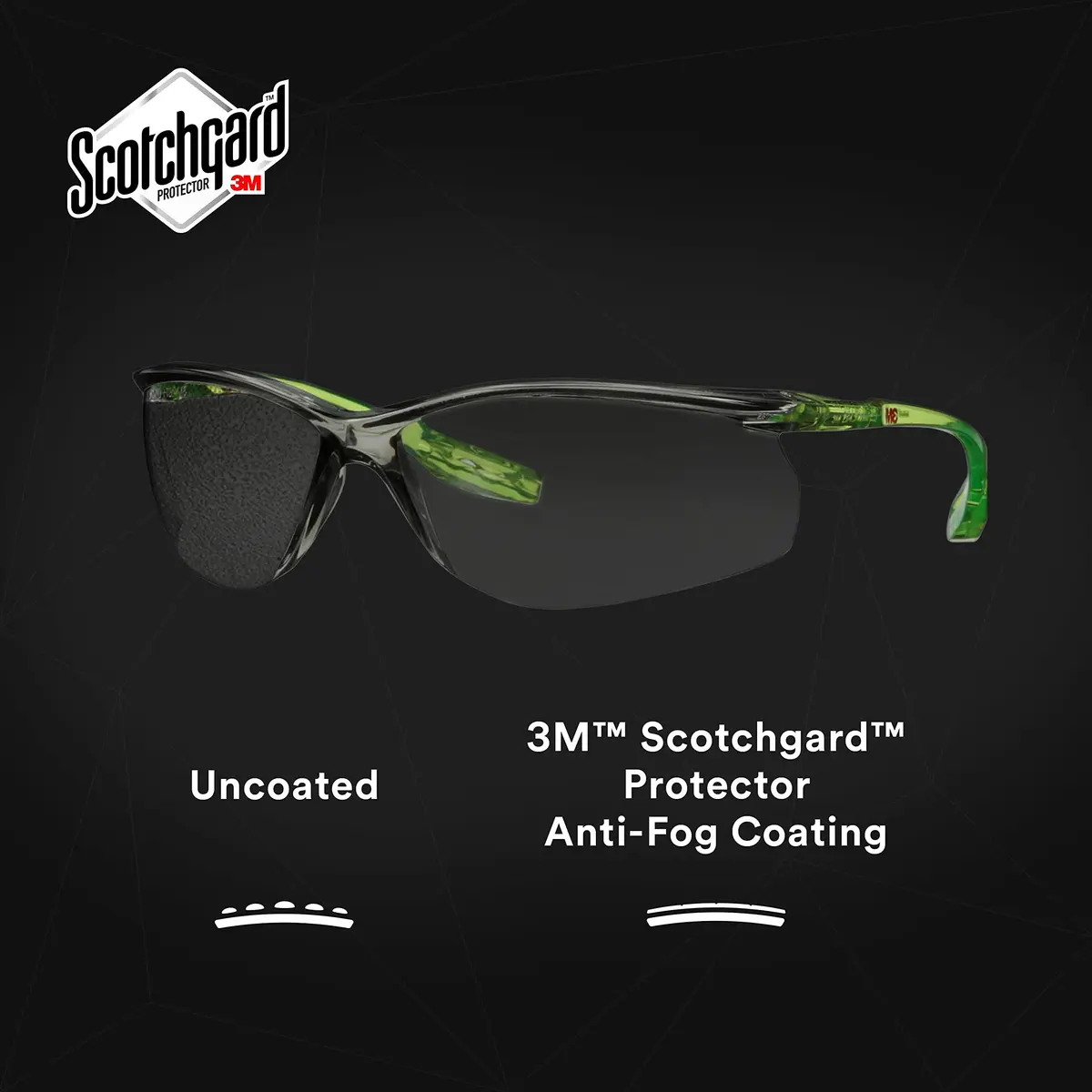 3M Solus CCS Series Safety Glasses with Anti-Fog Coating, Gray I/O Lens, 1 Pair | ANSI Z87 Certified UV Protection - view 8