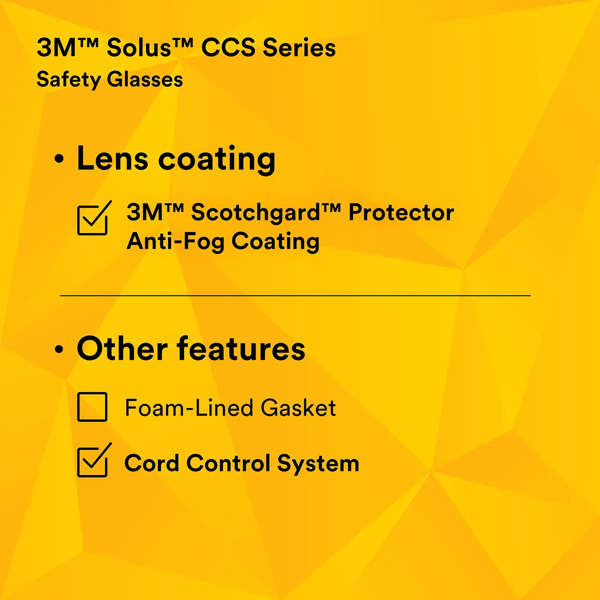 3M Solus CCS Series Safety Glasses with Anti-Fog Coating, Gray I/O Lens, 1 Pair | ANSI Z87 Certified UV Protection - view 9