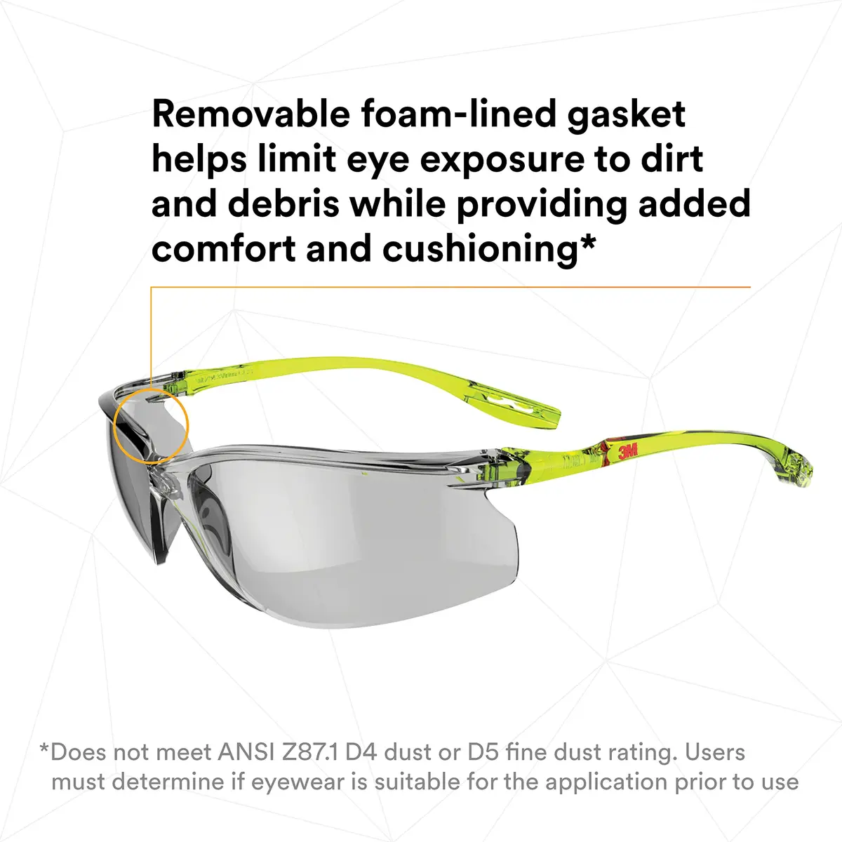 3M Solus CCS Series Safety Glasses with Anti-Fog Coating, Gray I/O Lens, 1 Pair | ANSI Z87 Certified UV Protection - view 3