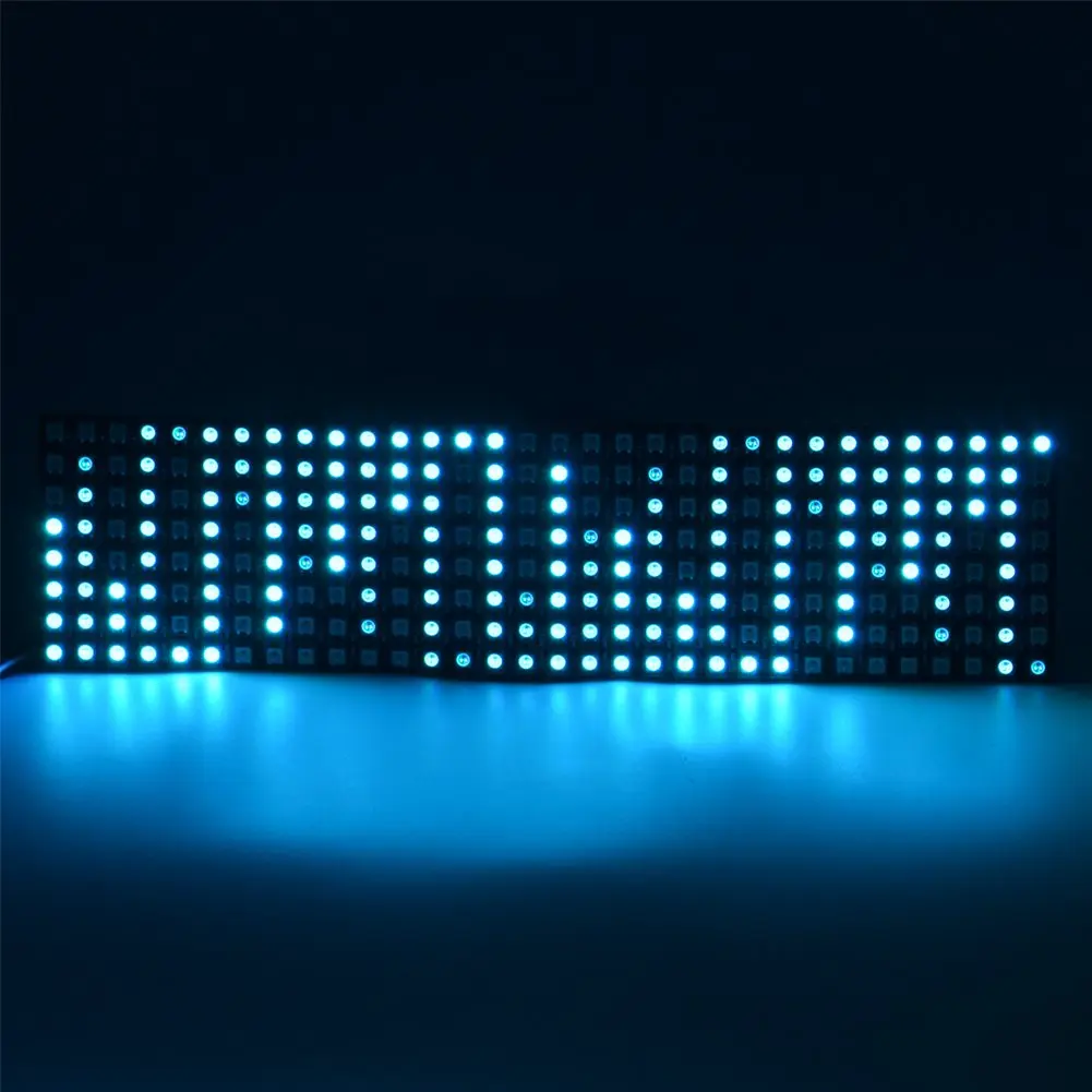 WESIRI 8x32 LED Matrix 256 Pixels WS2812B Full Color Panel | Individually Addressable, Flexible, DC5V - view 6