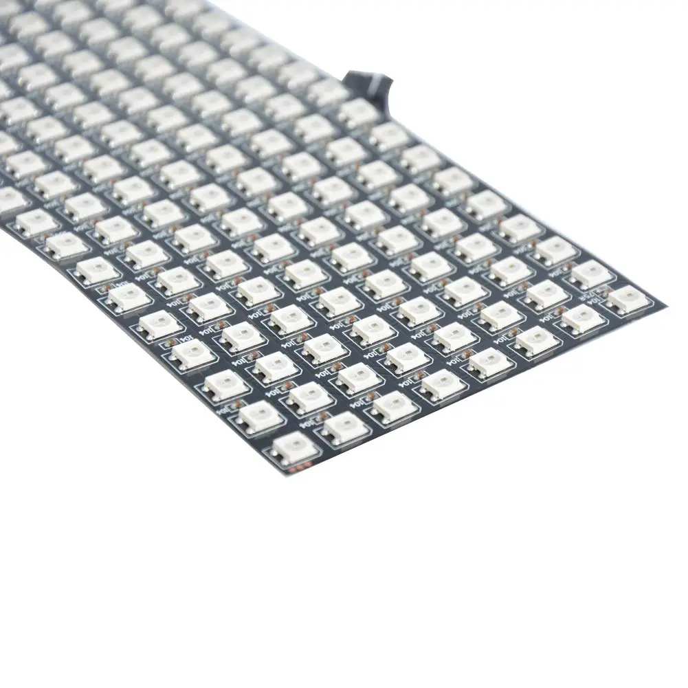 WESIRI 8x32 LED Matrix 256 Pixels WS2812B Full Color Panel | Individually Addressable, Flexible, DC5V - view 4