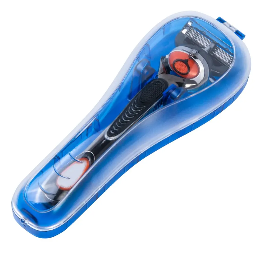 Nincha Manual Razor Travel Case Blue | Portable Razor Protector for Travel - main product image