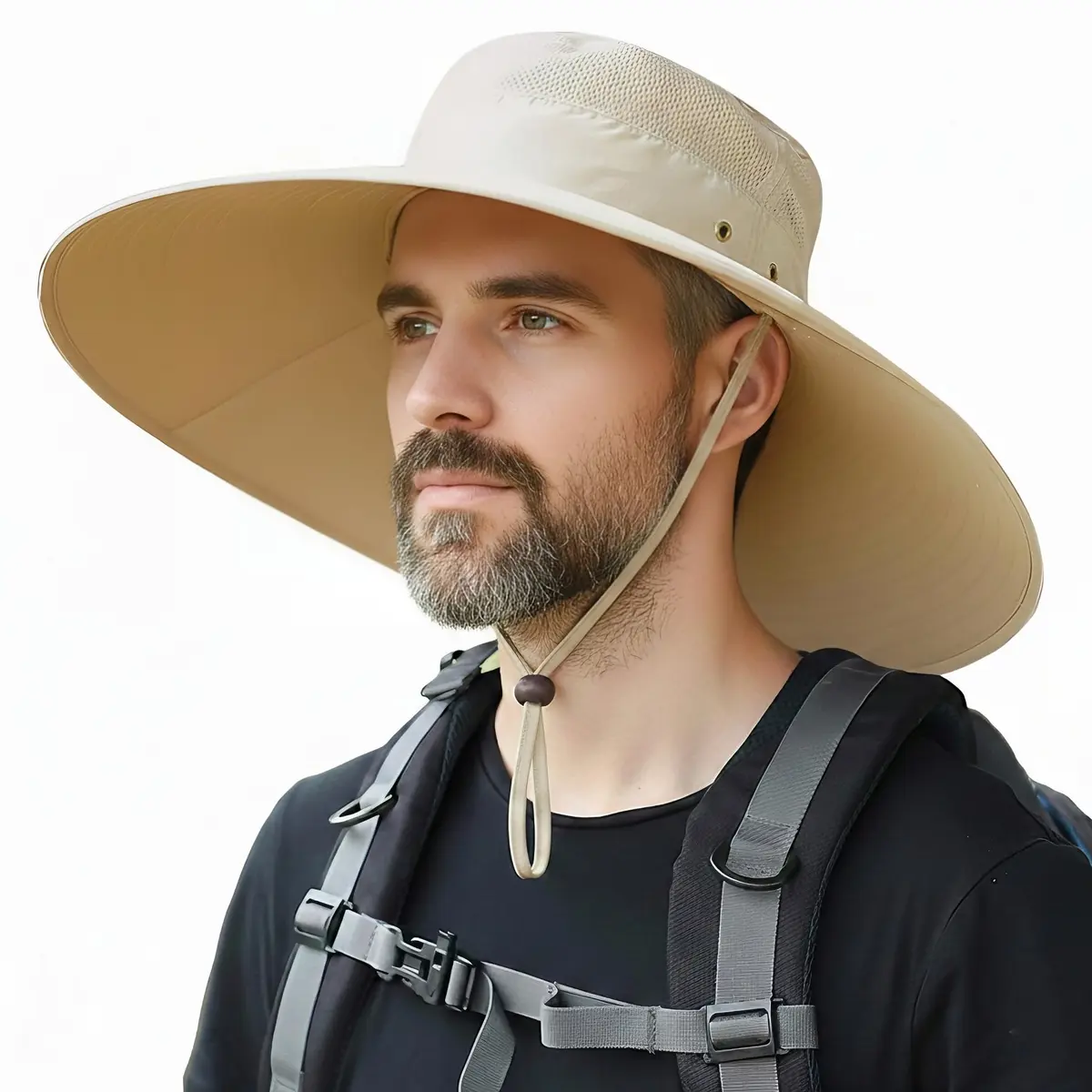 HUAMULAN Wide Brim Sun Hat 50cm (19.7 inch) Diameter | UPF 50+ Protection for Outdoor Travel - main product image