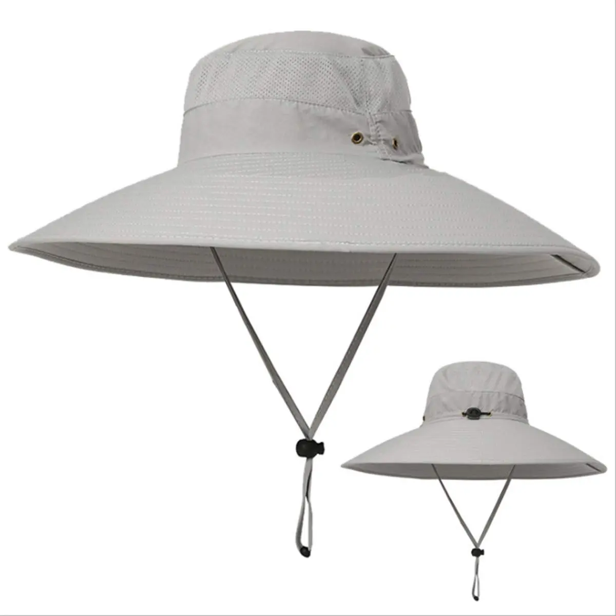 HUAMULAN Wide Brim Sun Hat 50cm (19.7 inch) Diameter | UPF 50+ Protection for Summer Travel - view 2
