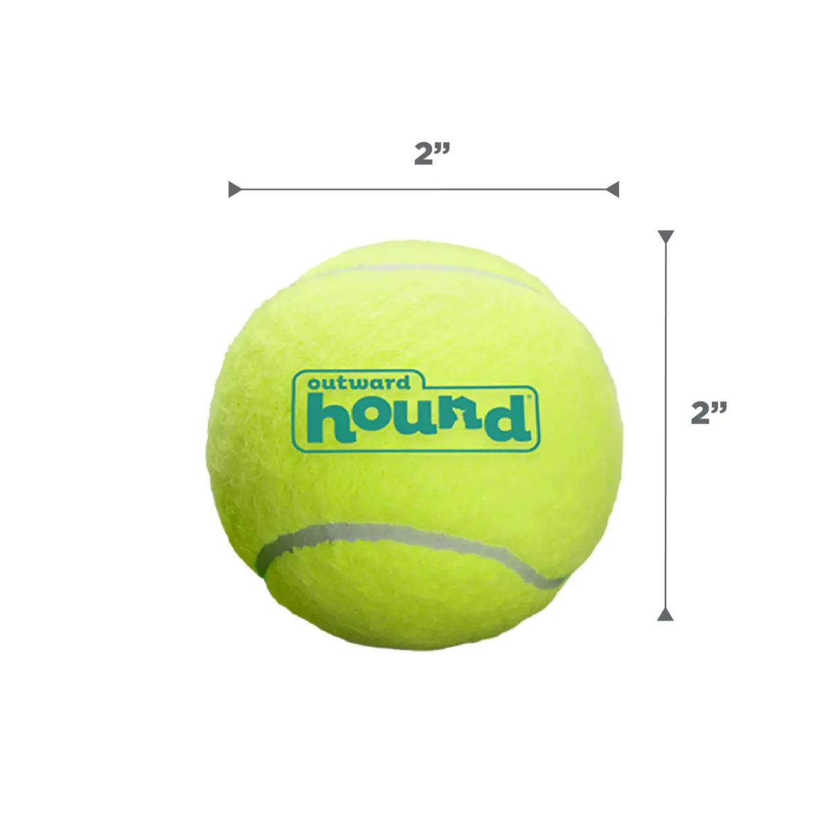 Outward Hound Squeaker Ballz Tennis Ball Dog Toy, Small 2" (5 cm) 4-Pack | Durable & Bouncy Fetch Toy for Dogs Under 25 lbs - view 6